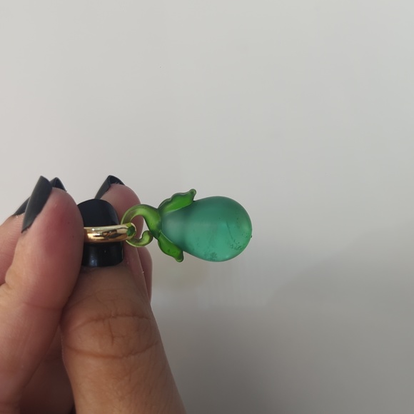 Vintage Fruit Glass Earrings / Pendants - Picture 3 of 3